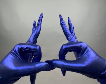 Futuristic Long Finger Gloves: Creepy Cosplay Accessory for Costume Party, Trending Fashion Gift