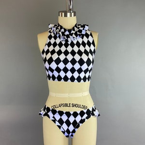 Circus-Inspired Aerial Costume: Exotic Performance Outfit for Pole Dancing, Festival & Fire Shows
