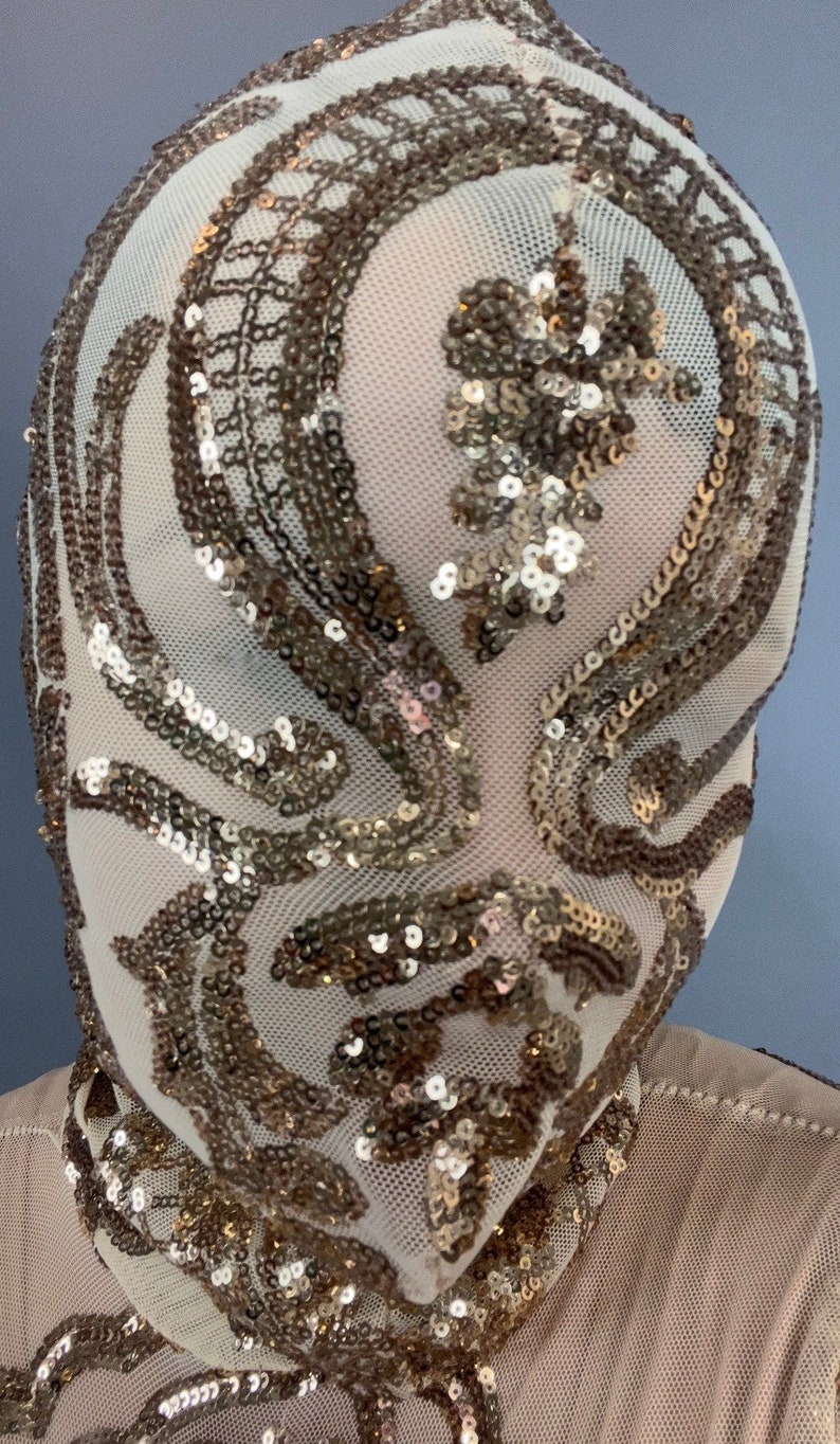 sequin headpiece
