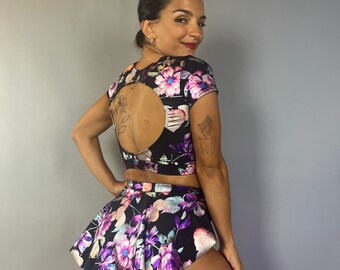 Unique Showgirl Dance Costume Gift for Aerialist and Coachella Fashion