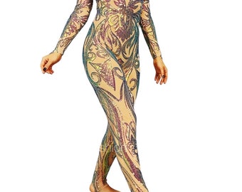 Spandex catsuit, Exotic Dance wear, Beautiful women bodysuit, trending now. Bridal bodysuit