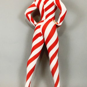 Candy Girl costume, spandex catsuit for Circus performers,Beautiful Dance wear, Dance teacher gift image 4