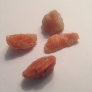 ROUGH ORANGE CALCITE Crystals crystal 1/2 lb gemstones jewelry making chakra cleansing