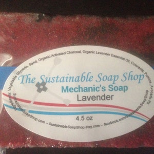 MECHANICS GRIT SOAP - autobody men&#39;s unisex farmer garage laborer calloused dirty hands pumice soap