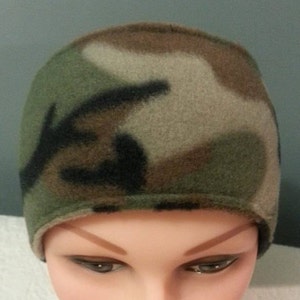 Camouflage Ear Warmer, Fleece Camo Ear Warmer, Green Camo Winter Ear Warmers, Camo Fleece  Earmuffs, Kids Fleece Ear Warmers