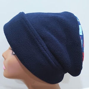 Adult fleece pillbox Hat, Fleece Bucket Hat, Hat Womens Winter, DreadLocks Hat, Rasta Beanie, Locs Hat, Roll Brim Fleece hat, Hat Braids