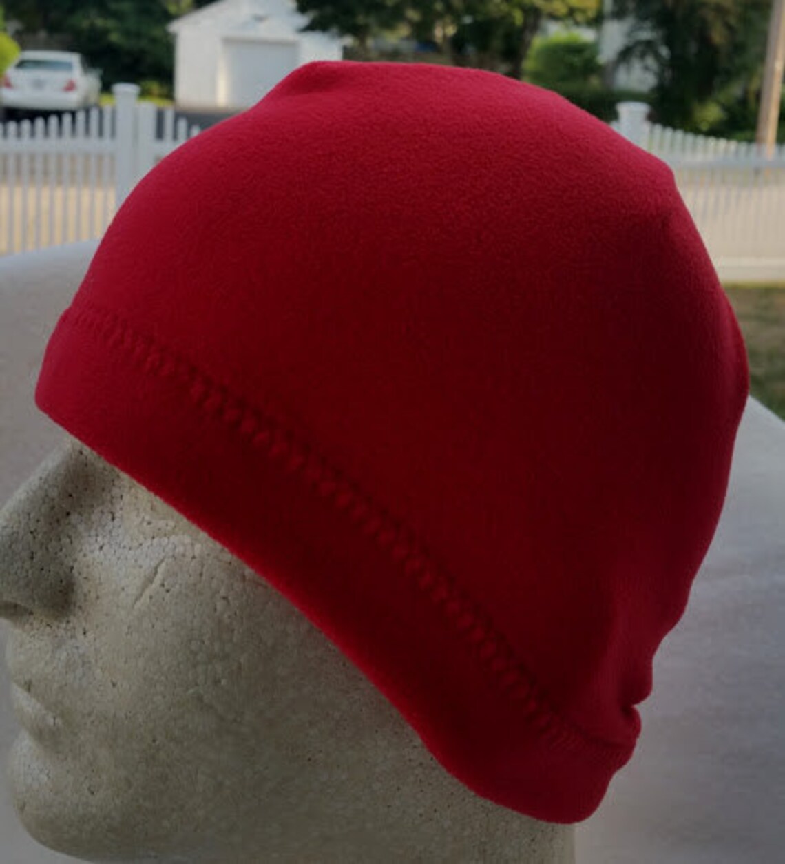 Red Men Beanie Red Beanie For Men Red Men Hats Men Fleece Etsy