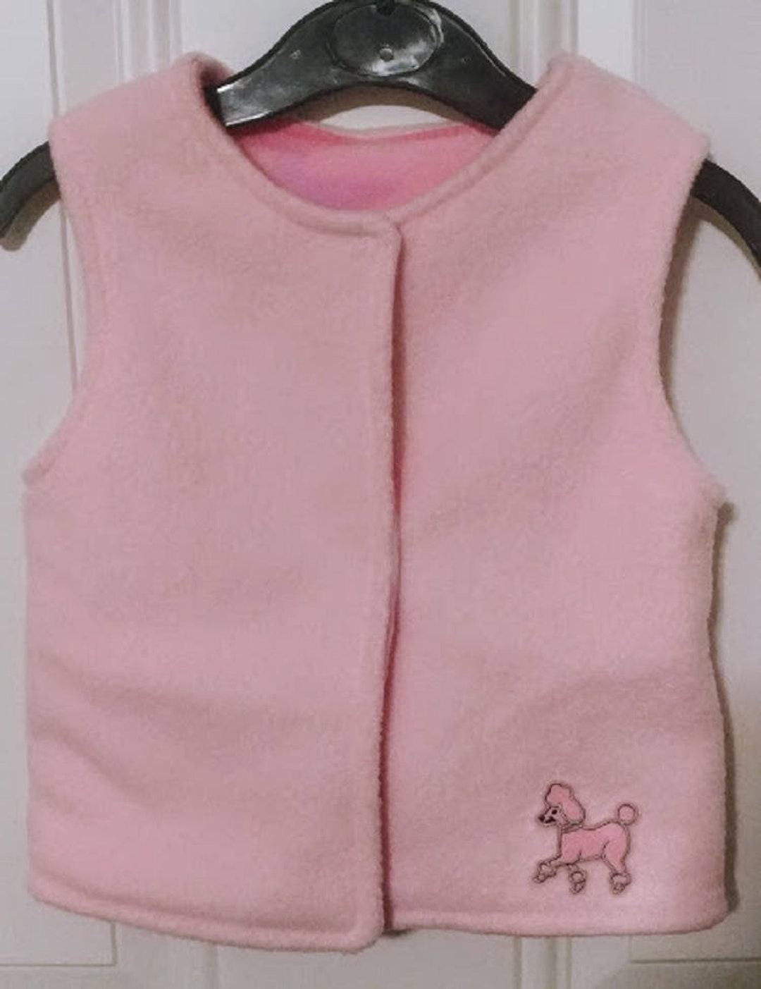 Baby Fleece Vest Pink Fleece Vest Fleece Vest Kids Child Etsy