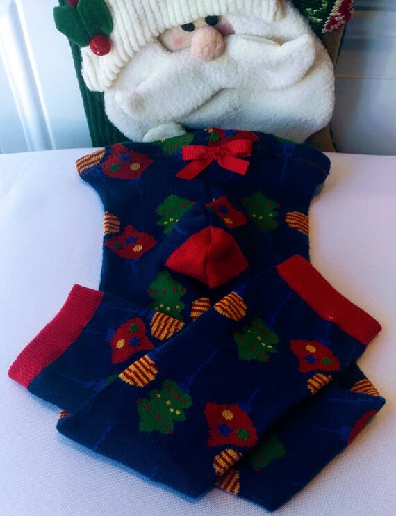 baby girl christmas tights