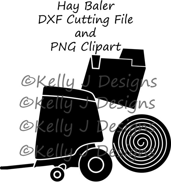Hay Baler Dxf Cutting File And Png Clipart File Etsy Hay Baler Dxf Cutting File And Png Clipart File Etsy