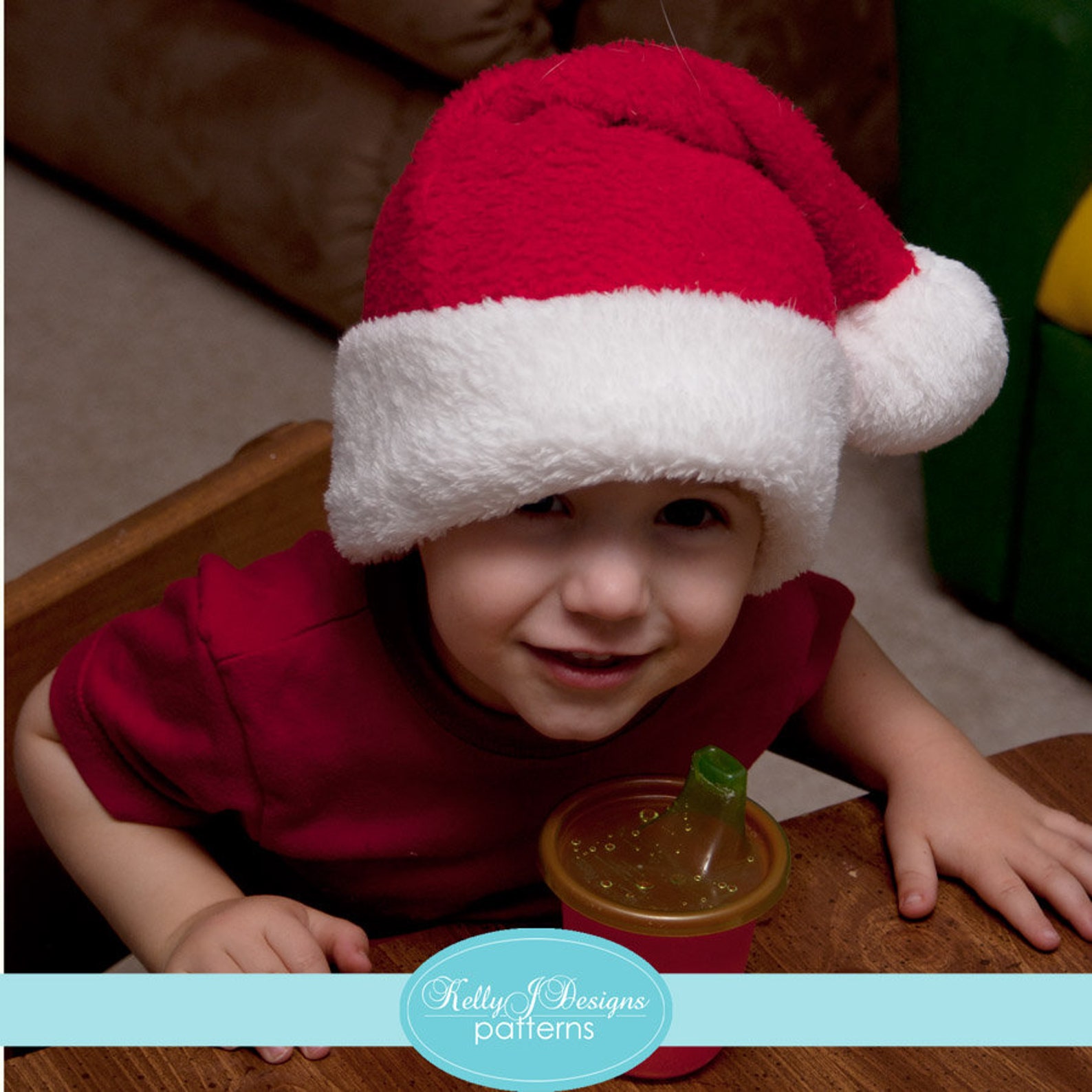 Santa Hat PDF Sewing Pattern Etsy