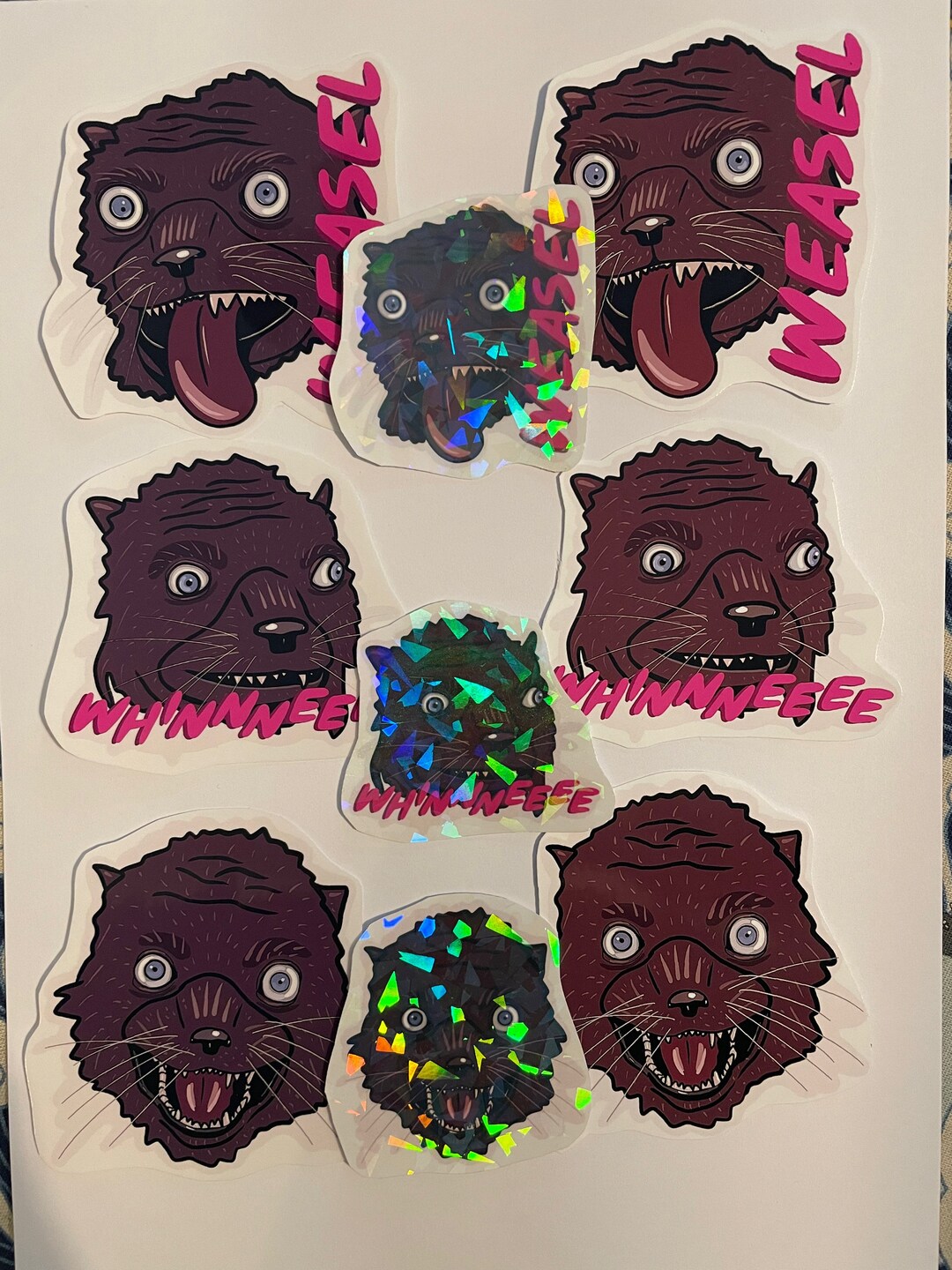 The Suicide Squad Inspired Weasel Vinyl Stickers Fanart - Etsy