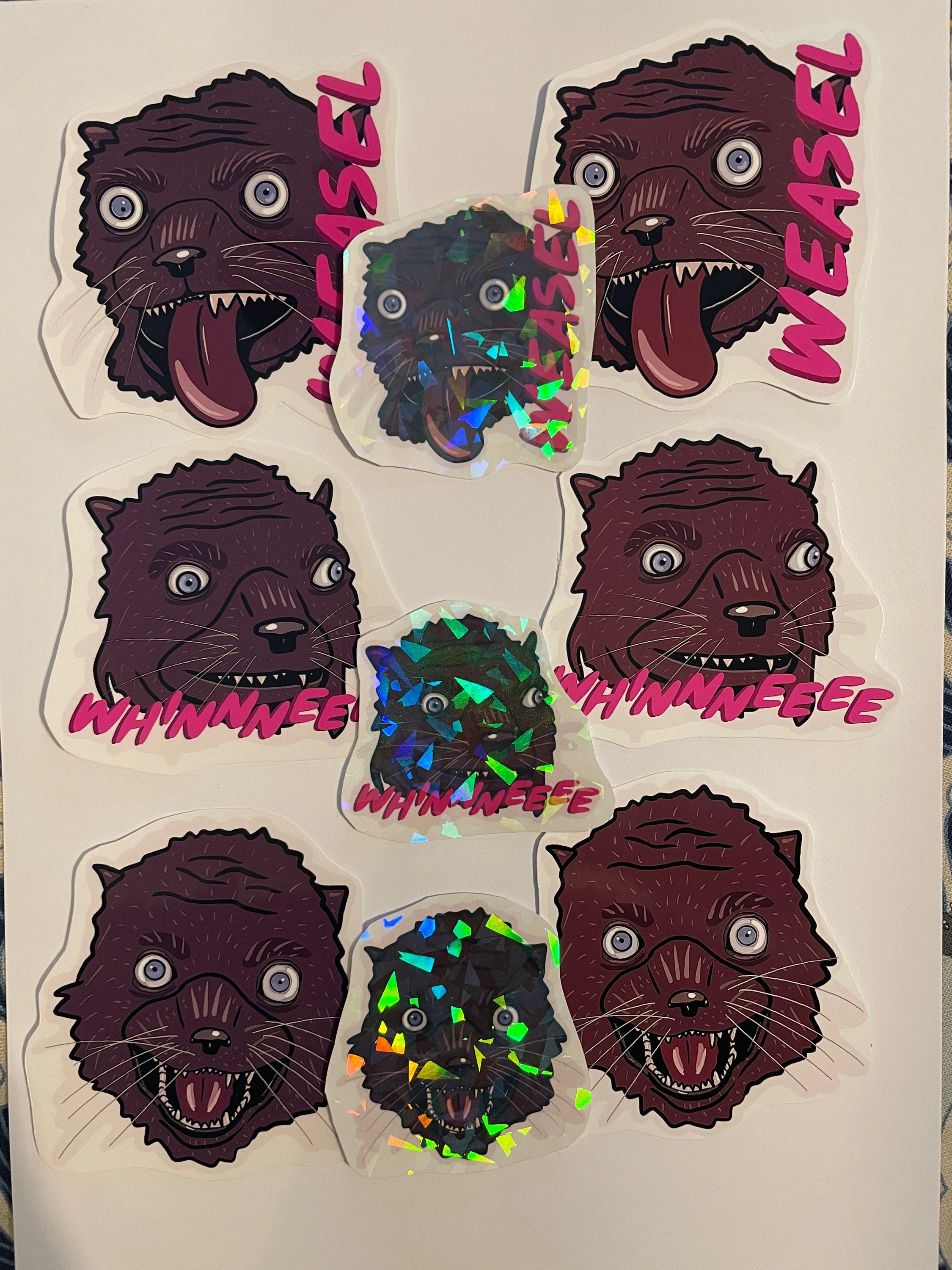 The Suicide Squad Inspired Weasel Vinyl Stickers Fanart - Etsy