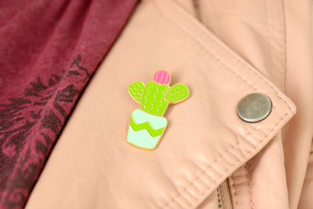 Cactus Enamel Pin - Lapel Pins for Erin Condren Life Planner Lovers - Etsy