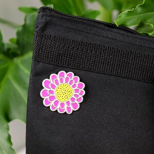 Flower Power Enamel Pin - Lapel Pins for Erin Condren Life Planner Lovers