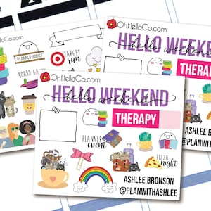 Planner adesivi Planner Meetup schede di contatto-Custom