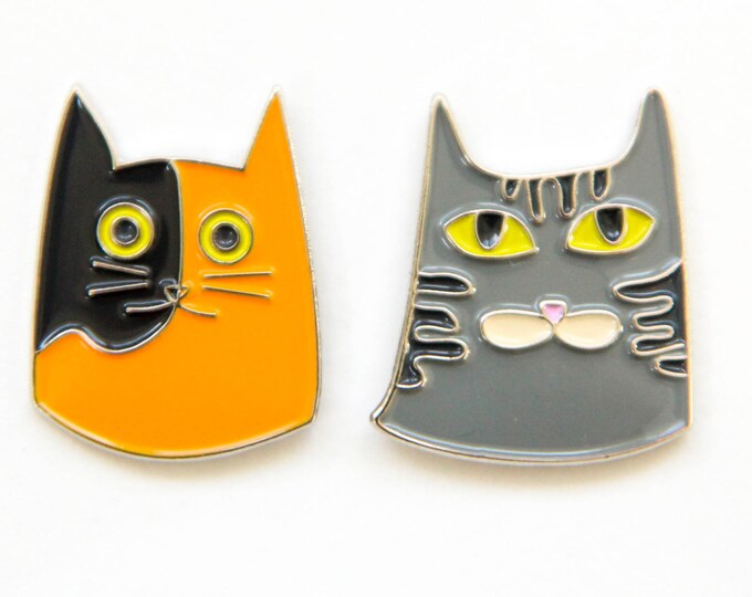 Cat Pals Enamel Pins Full Collection - Lapel Pins