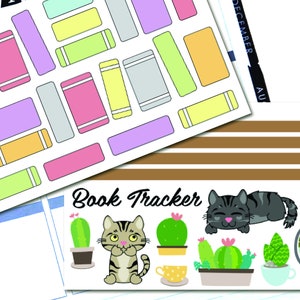 Build Your Own Bookcase Reading Tracker Log - K9