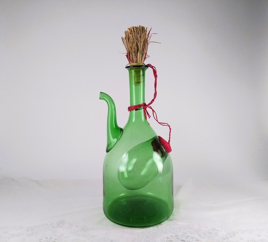 Vintage Princess House Wine Decanter Ice Chiller 1970s Mid Century