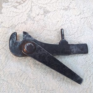 Llave para mosquete de la época de la Guerra Civil: antigua herramienta de punzón plegable para fusil, del Ministerio de Defensa de EE. UU. de 1879, vintage.