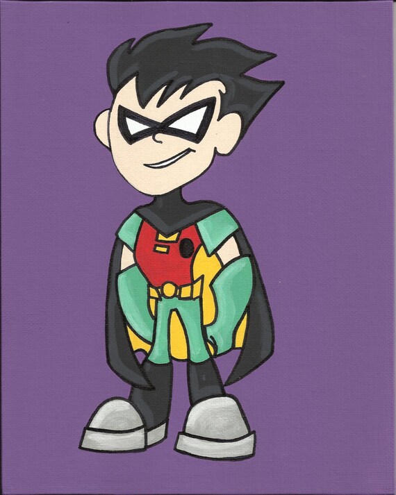 Robin From Teen Titans Go Etsy