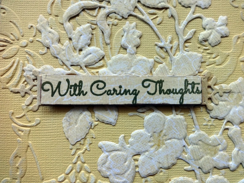 With Caring Thoughts Oriental Thinking of You card