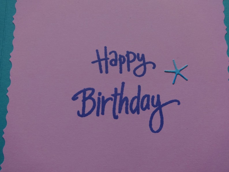 hope your day is fabulous Mermaid birthday ocean-themed card
