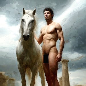 Dipinto, Riproduzione, Adulti, Ose del Sol, Momenti Unici, U-M-58