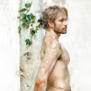 Dipinto, Riproduzione, Adulti, Ose del Sol, Momenti Unici, U-M-174