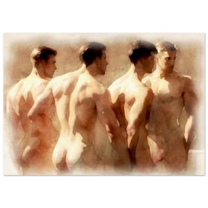 Dipinto, Riproduzione, Adulti, Ose del Sol, Momenti Unici, U-M-46