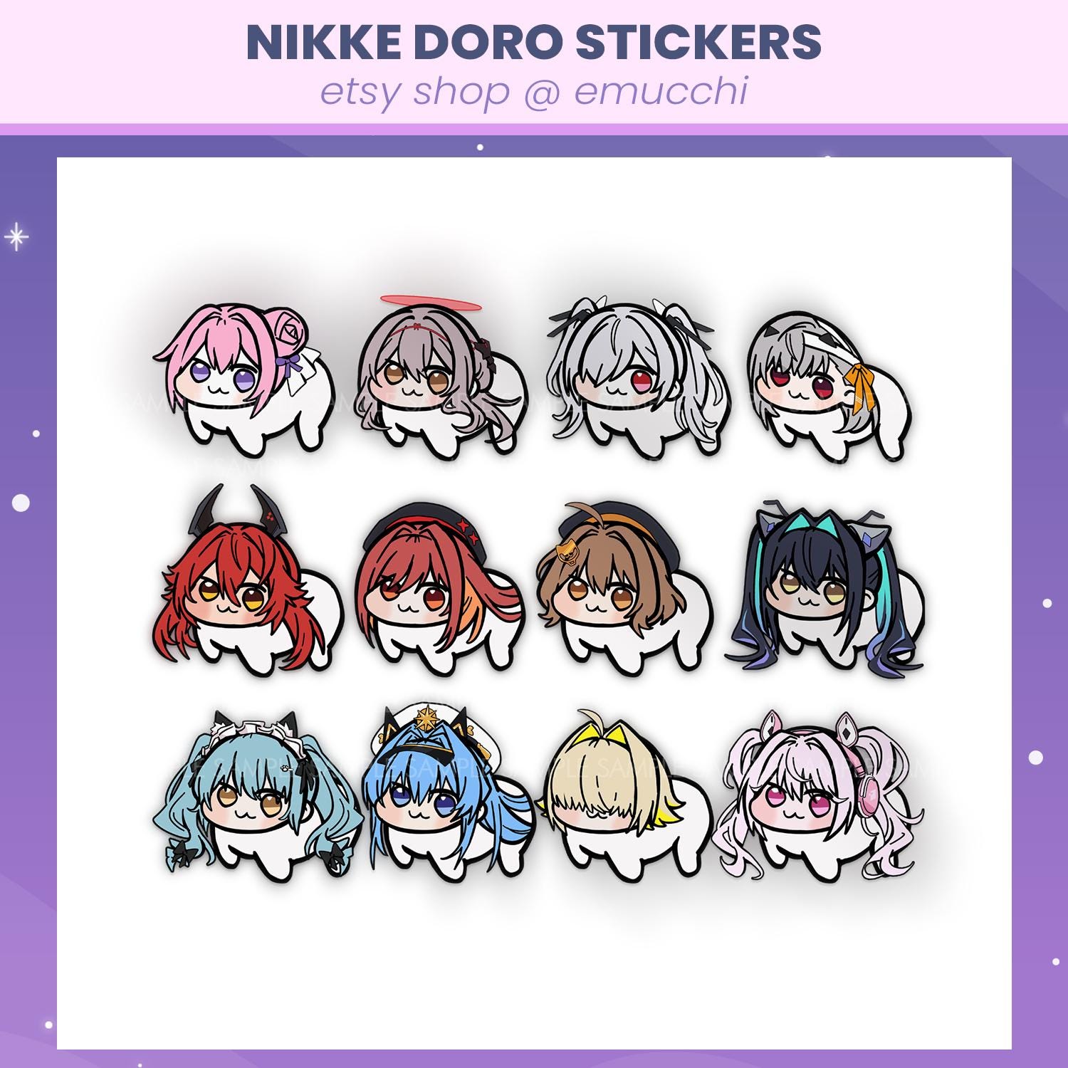 CUSTOM Textured SEC Foil Card - Nikke Characters (Dorothy, Guren