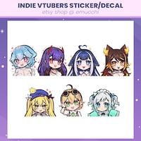 VSHOJO | Ironmouse Vtuber Fanart Vinyl Sticker | 3 Inches Fan-made ...