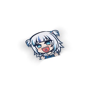 Gawr Gura Chibi Die-cut Decal Sticker