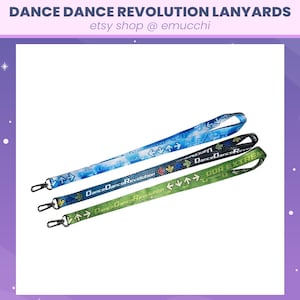 DDR Dance Dance Revolution Bemani Lanyards