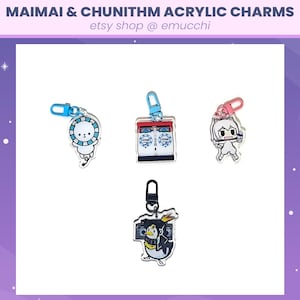 2in Maimai Chunithm Arcade Game Sega Double-sided Keychain Charm