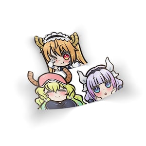 Kobayashi Maid Dragon Chibi Die-Cut Vinyl Decal Sticker