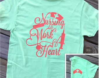 Nurse Shirts, Nurse Shirt, Nurse Gifts, Nurse Appreciation, Nurse Tshirts, Gift Women, Gift For Nurse, Registered Nurse, RN Shirt