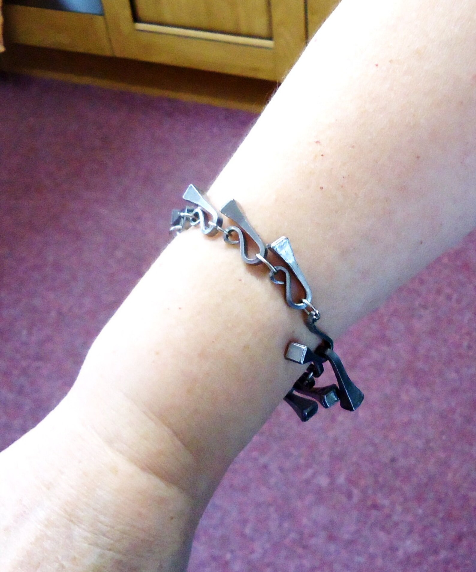 Horseshoe Nail Bracelet Etsy UK