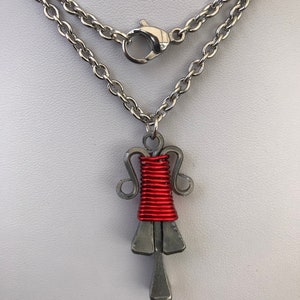 Hufeisen Nagel Anhänger, Halskette an 20 &quot;Kette mit Karabinerverschluss Schutzengel