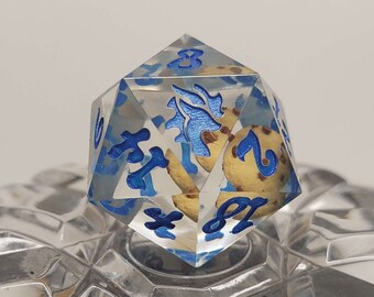 Cookie D20 handmade resin die