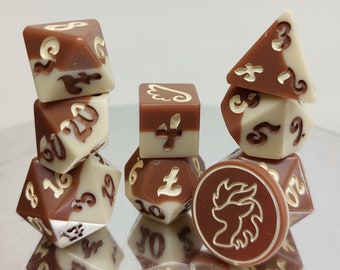 Double chocolate dice set - made to order!