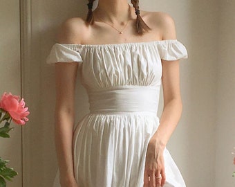 white cotton sundress uk