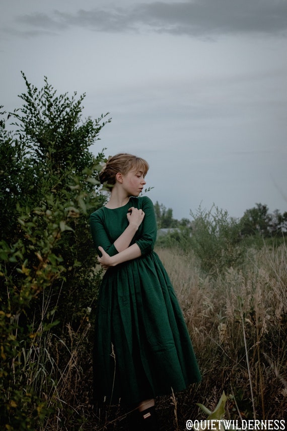 Forest green top dress canada