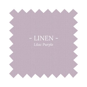 Fabric in Lilac Purple Linen - By the Yard