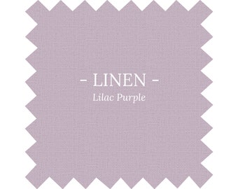 Fabric in Lilac Purple Linen - By the Yard