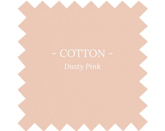 Fabric in Dusty Pink Cotton - By the Yard