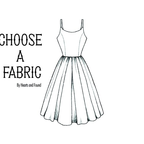 Choose a Fabric Charlotte Dress Etsy