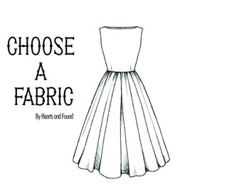 Choose a fabric: Audrey Dress