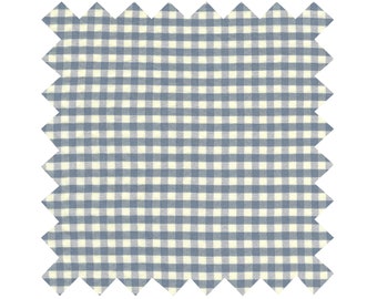 Fabric Grey Gingham - Medium Checks - By the Yard