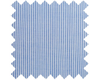 Fabric Blue "Pinstripe Mini-Stripe" - By the Yard